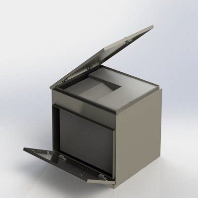 stainless steel washdown printer enclosure